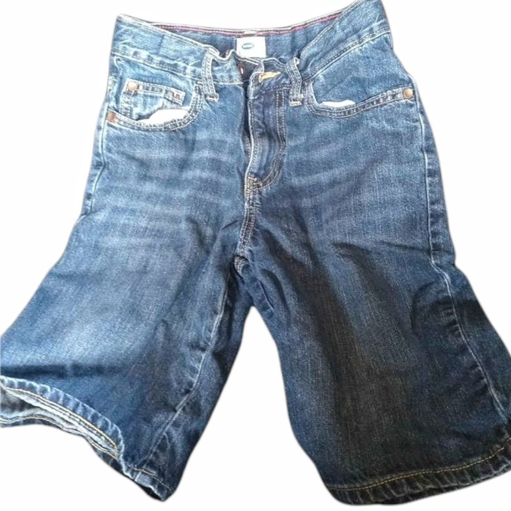 Old Navy Boys Denim Blue Jean Shorts Size 10